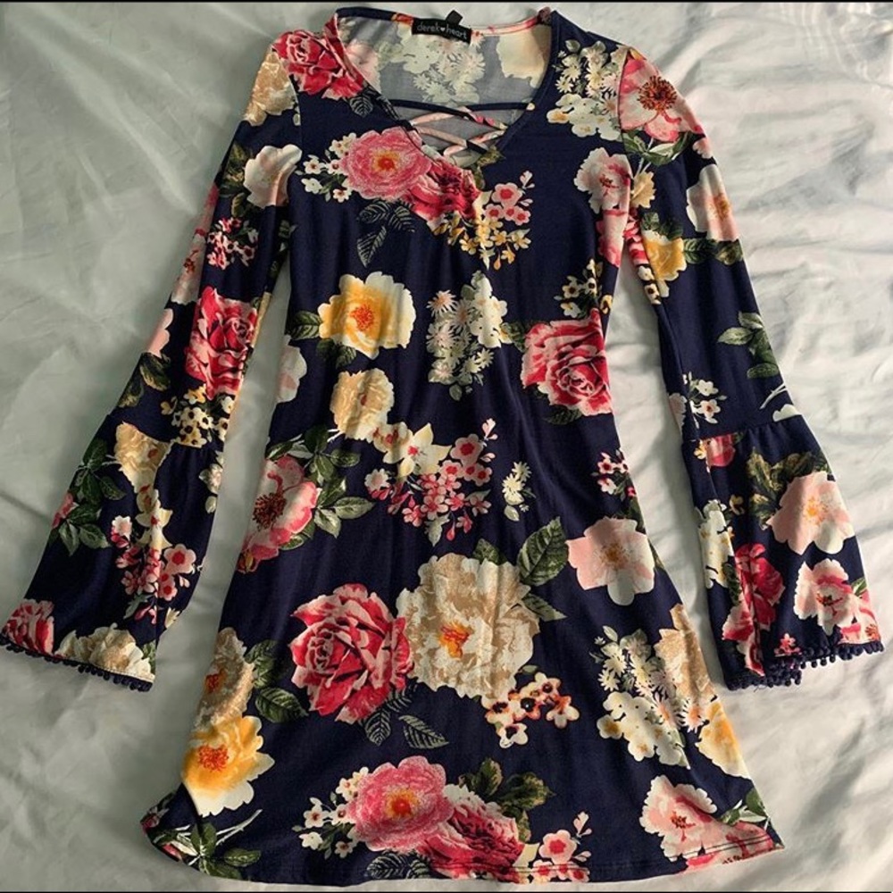 Floral Print T-shirt Dress